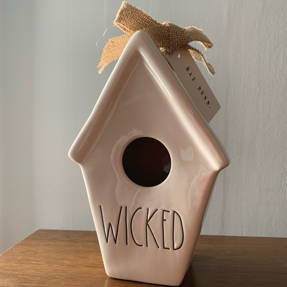 Rae Dunn Wicked Halloween Bird House